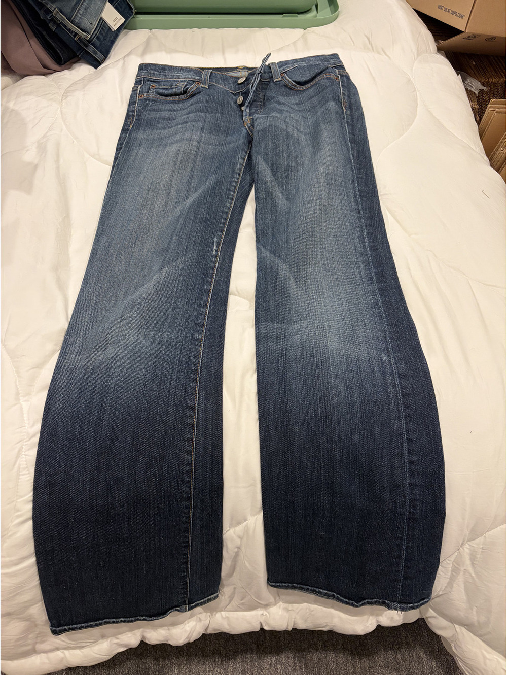 7 for All Mankind BoyCut Bootcut Jeans size 28